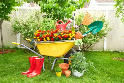 Patio installation planning for a Bromley garden